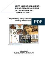 Passed 196-09-19 Kalinga Mga Yugto NG Pag-Unlad NG Kultura NG Mga Sinaunang Tao Sa Panahong Prehistoriko