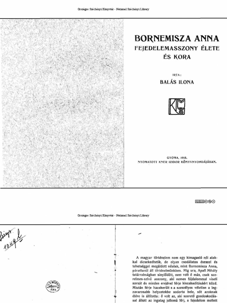 Bornemissza Anna PDF | PDF