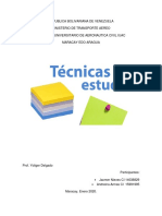 Técnicas de estudio aeronáuticas