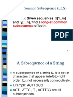  Longest Common Subsequence