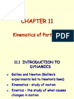 Kinematics of Particles Chapter 11