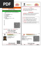 Editable Adhar Card Templets | PDF
