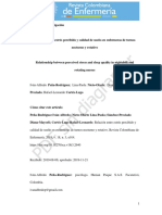 Relación Entre Estrés Percibido y Calidad de Sueño en Enfermeras de Turnos Nocturno y Rotativo