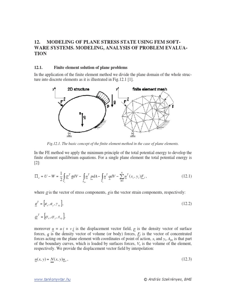3 Node Element Mam 2 Finite Element Method Linear Algebra