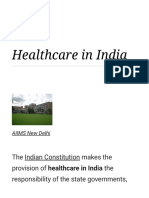Healthcare in India 