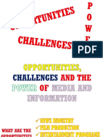OPPORTUNITES, CHALLENGES AND POWER OF MIL