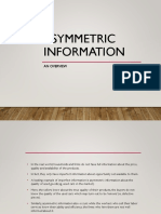 Asymmetric Information