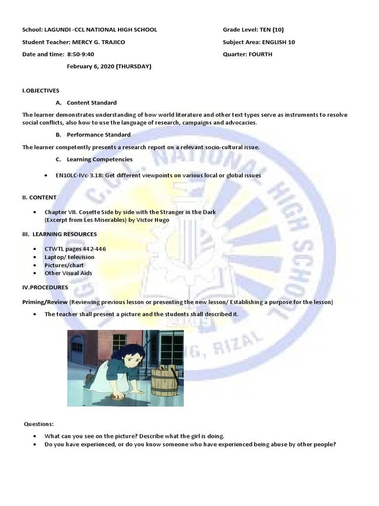 Cosette Side by Side With A Stranger in The Dark LP PDF Cosette