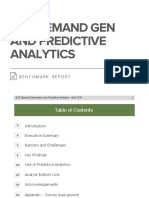 ANA B2B Demand Generation and Predictive Analytics Benchmark Report