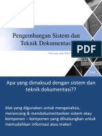 Pengembangan Sistem Dan Teknik Dokumentasi