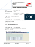 Display OF CHECK FOR PAYMENT DOCUMENTS - FC H1