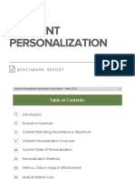 Content Personalization Benchmark Report