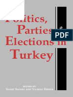 Sabri Sayari - Politics, Parties, and Elections in Turkey (2002) PDF