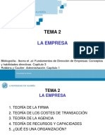 Tema 2 - La Empresa PDF
