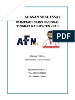 Pembahasan Soal Essay Osk 2019