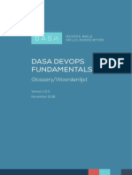 DASA DevOps Fundamentals - Glossary - Dutch