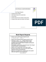 Materi Regresi Linear Berganda