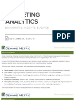 ANA Marketing Analytics Benchmark Report