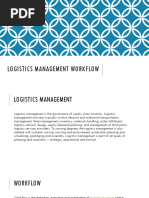 Logistics Management Workflow