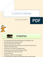 A Child'S Dream: by Zaid Ahmad