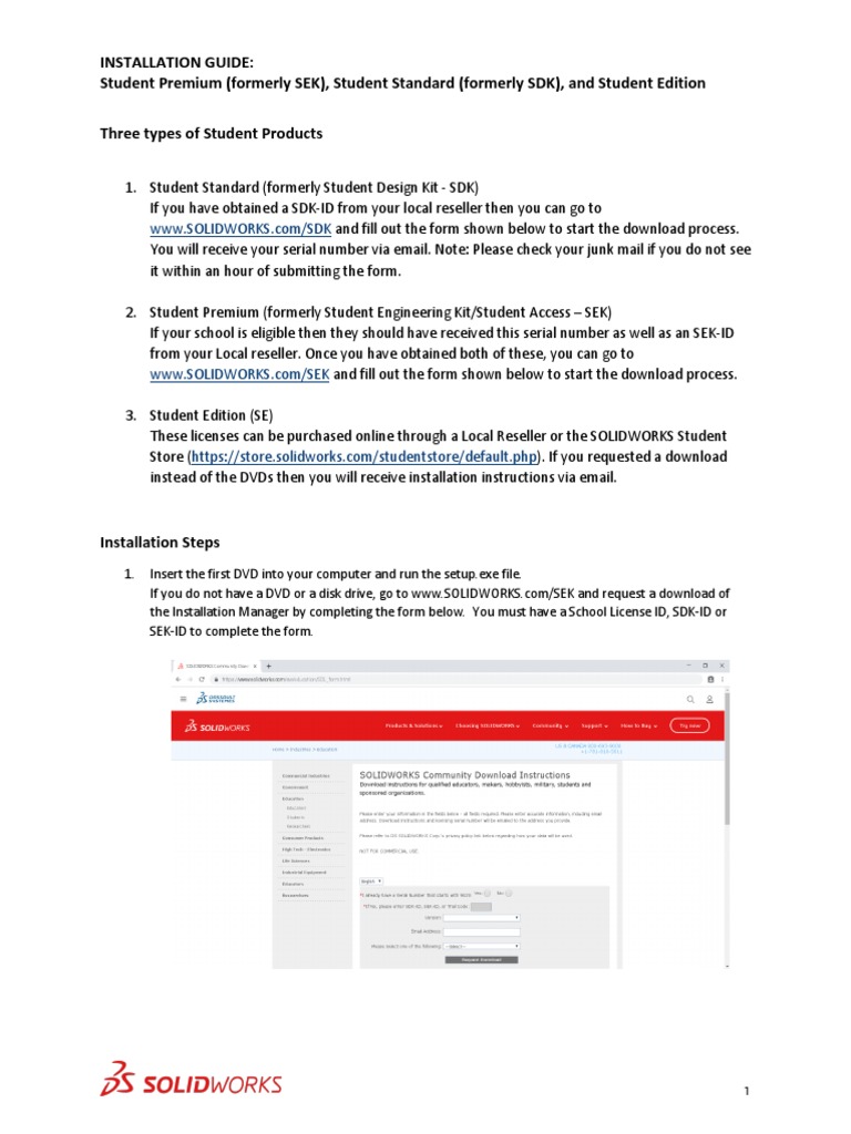 EDU SW SEK Installation Guide ENG 2019 PDF | PDF | Download | Software