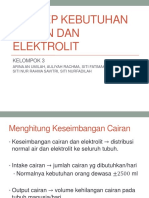 KONSEP KEBUTUHAN CAIRAN DAN ELEKTROLIT Kel. 3