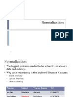 Datamodeling Normalization