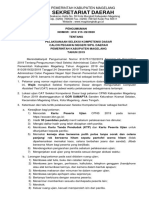 PENGUMUMAN JADWAL SKD CPNS 2019 Dan LAMPIRAN PDF