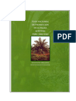 Plan Nacional Palma Aceitera PDF
