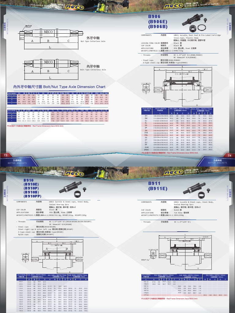 Bottom Brackets | PDF