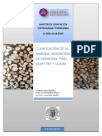 Tesis Clasificación de La Madera-Adsorción de Humedad PDF