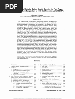 Co2 Equation of State PDF | PDF | Teaching Methods & Materials