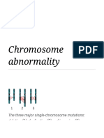 Chromosome Abnormality PDF