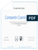 Certificat Google - Marketing Online PDF
