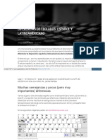 Tecnovortex Com Diferencias de Teclados Espanol y Latinoamer