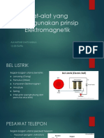 Alat-Alat Yang Menggunakan Prinsip Elektromagnetik