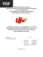 Proyecto de Alfabetizacion Socio Tecnologico I PDF