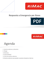 Respuesta a Emergencias por areas - Rimac