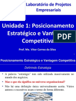 Unidade 1 - Posicionamento Estratégico e Vantagem Competitiva