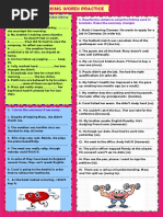 Linking Words Practice Key PDF