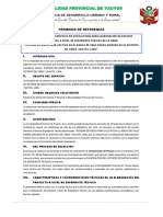 TDR - Consultoria Sistema de Riego Cruz Pampa.