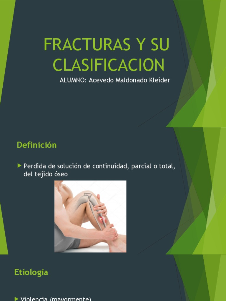 Clasificacion Ao Pptx Sistema Esqueletico Medicina