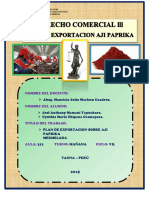 Plan de exportación de aji paprika y mermelada de la Universidad Privada de Tacna