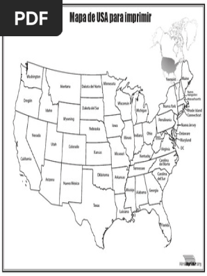 Mapa Grande De Los Estados Unidos Para Imprimir Y Colorear Dibujos