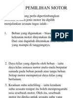 FAKTOR PEMILIHAN MOTOR.ppt