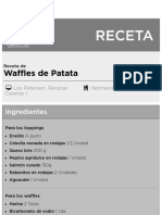 Receta de Waffles de Patata - El Gourmet