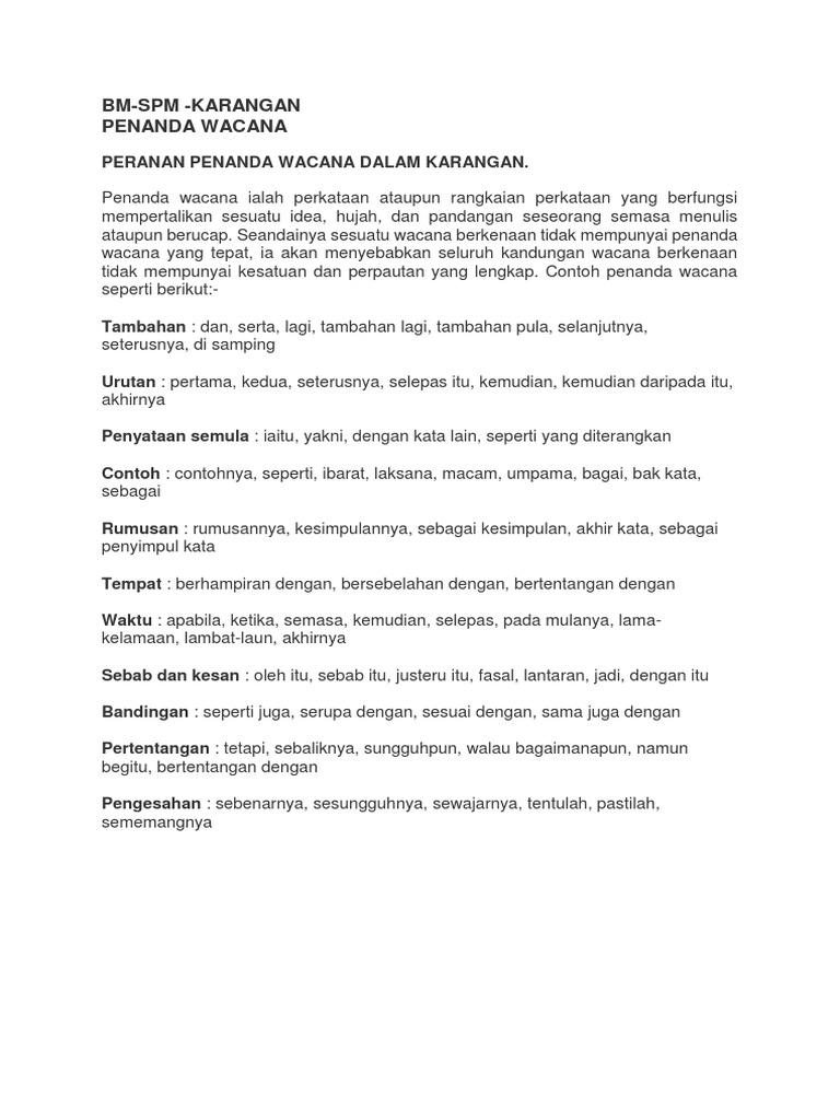 Penanda Wacana Pdf