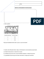 7o Ano - Exercício - GRANDEZAS DIRETAMENTE E INVERSAMENTE PROPORCIONAIS