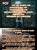 Quer ser um orador, um comunicador aula 