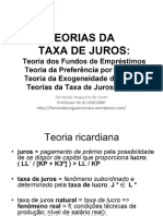 TEORIAS DA TAXA DE JUROS_ - PDF Download grátis